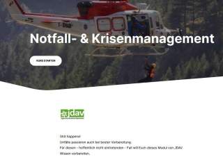 Startseite des neuen Lernpfades 