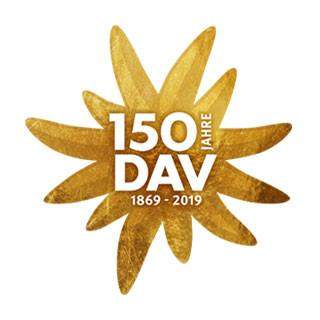 DAV 150 Jahre Jubiläums-Logo